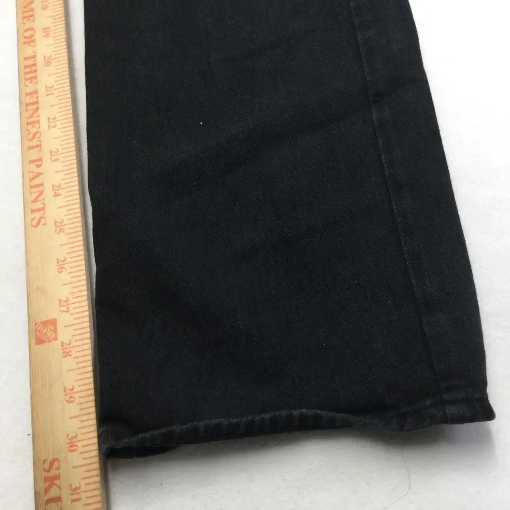 PacSun 90s Boyfriend Jeans Womens 29 Black High Rise Distressed Relaxed Denim